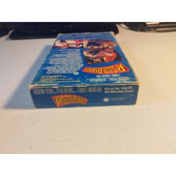 Vintage WHO FRAMED ROGER RABBIT VHS - Spielberg HOSKINS Christopher Lloyd - Picture 5 of 7